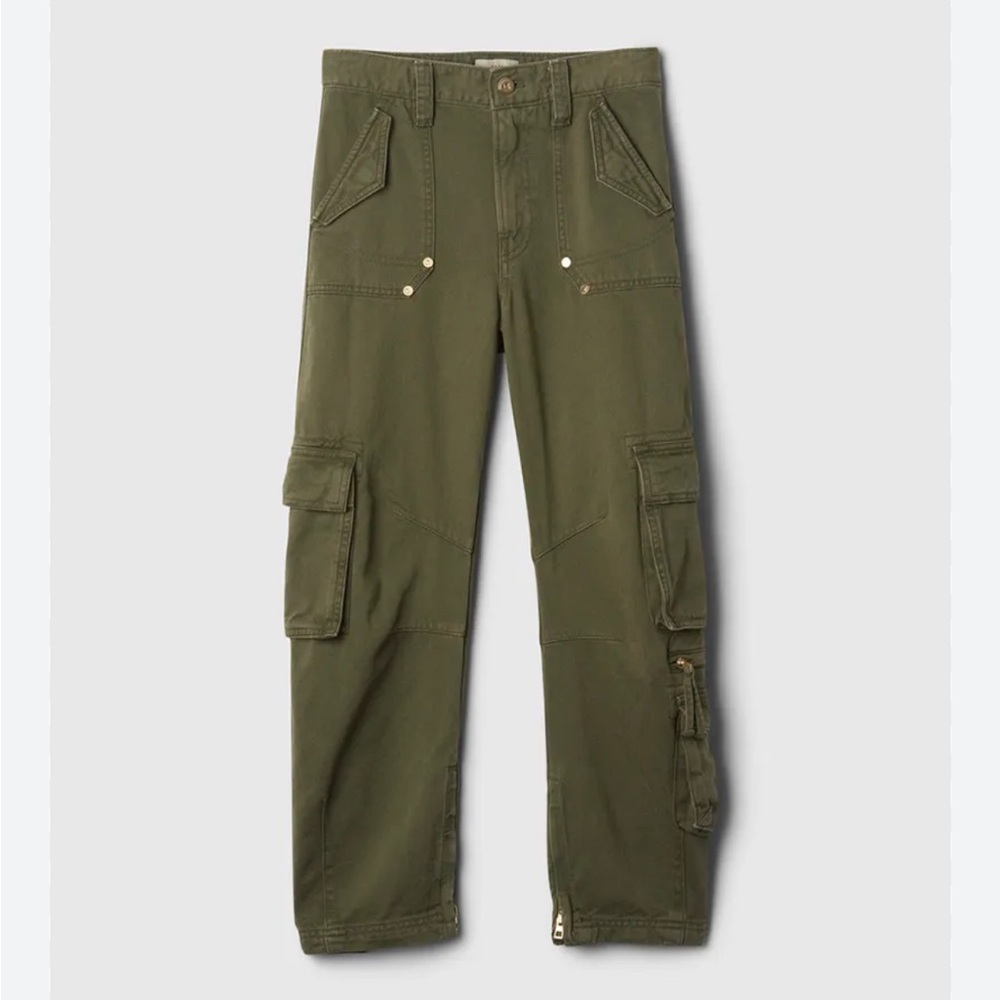 Olive Green Cargo Pants